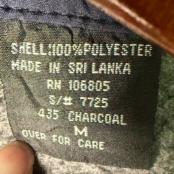 Vtg 1990s Hartwell ViaSport 2:1 Coat Medium Navy & Charcoal - Picture 13 of 15